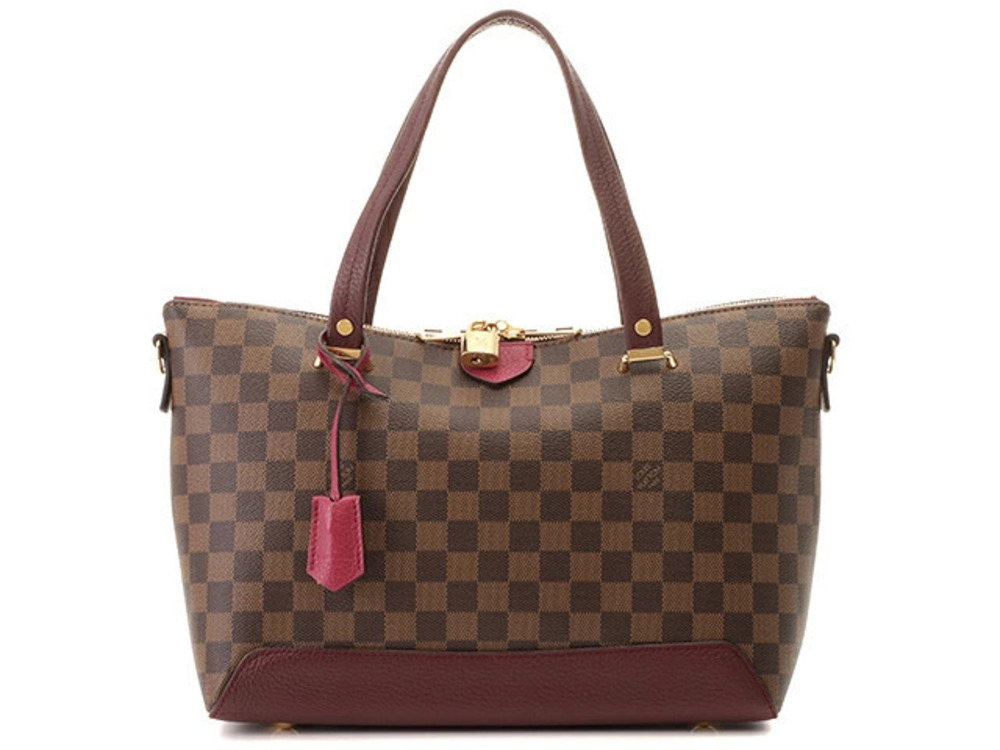 LOUIS VUITTON Hyde Park Damier Fuschia Pink Handbag
